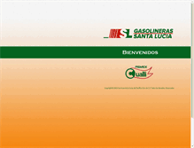 Tablet Screenshot of gasolinerasantalucia.com